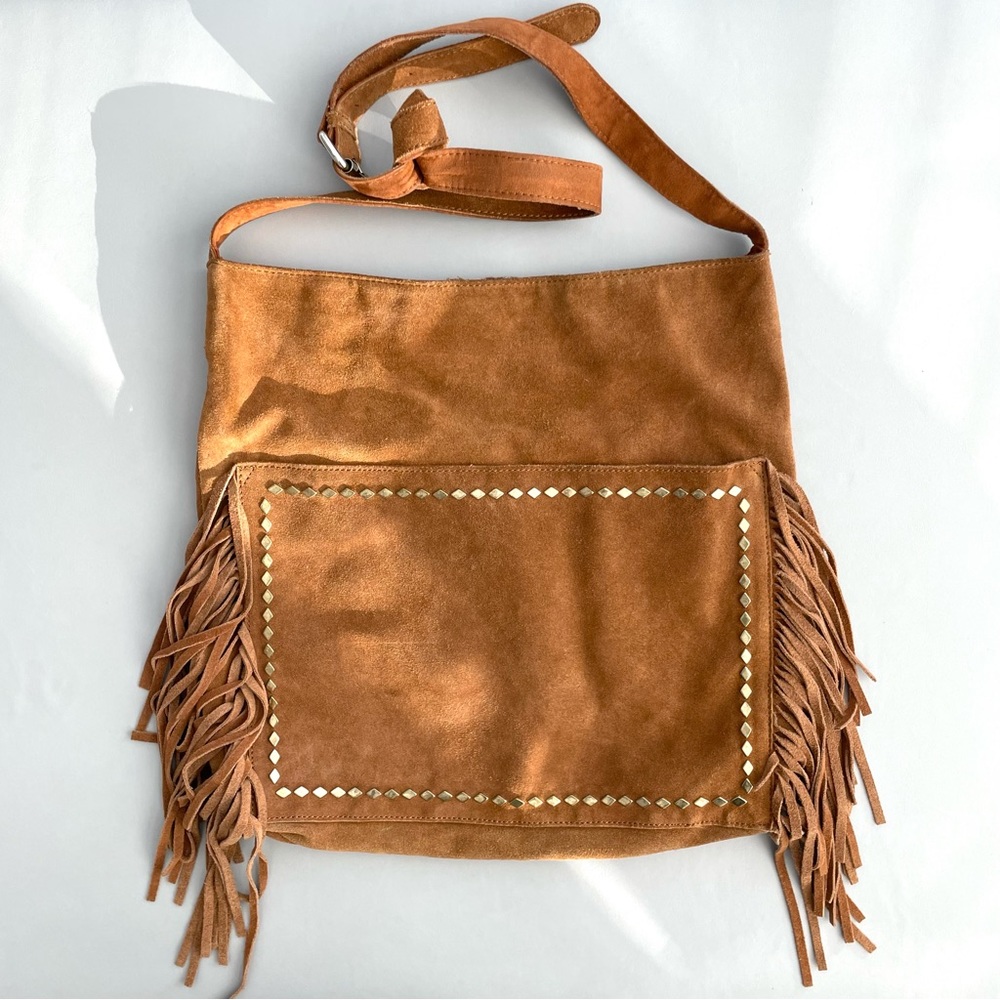 Steve Madden Boho Fringe Suede bag